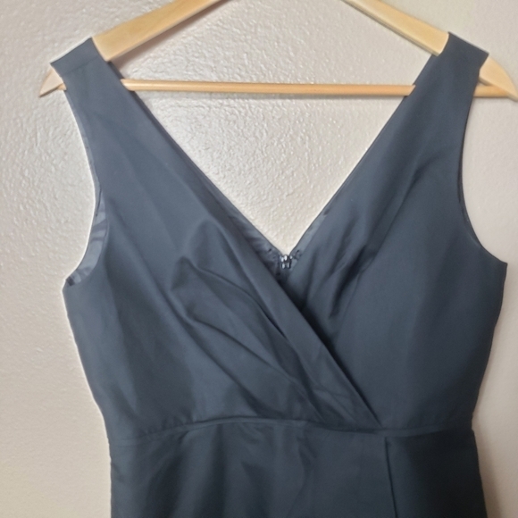 J.Crew Womens Black Mollie Cotton Cady Sleeveless Dress-Size 8 - Picture 2 of 8